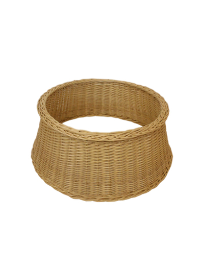 Плетёная корзина для декорирования основания елки, юбка для ёлки