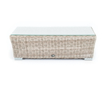 "Капучино" журнальный столик из искусственного ротанга, цвет бежевый