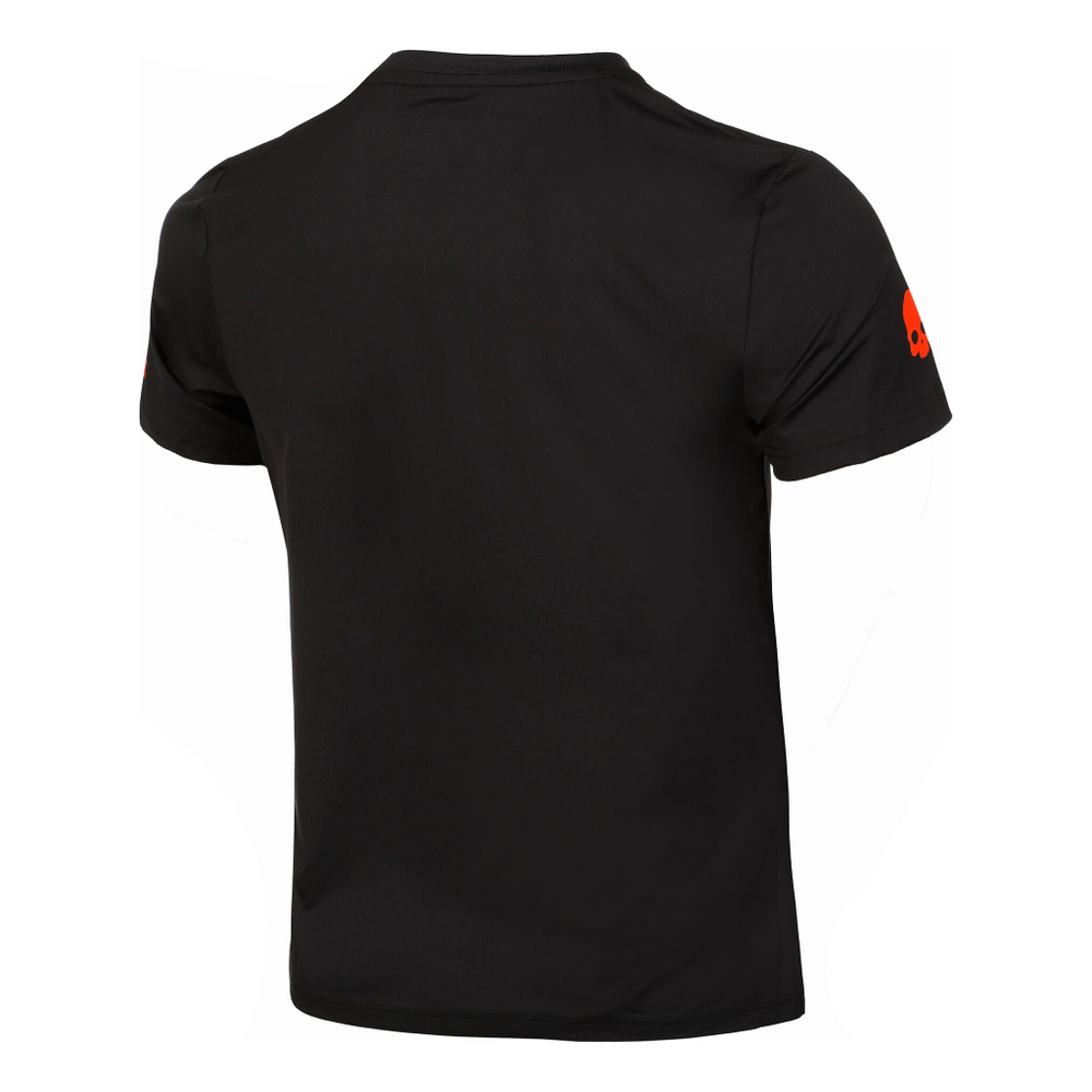 Мужское теннисное поло Hydrogen Tech Tiger T-Shirt Men - Black, Orange