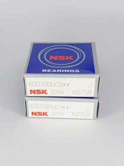 Подшипник NSK 6301DDUC3 12х37х12 мм к-т 2 шт.