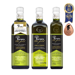 Оливковое масло нефильтрованное Karpea the Gold Unfiltered Extra Virgin 1 л, Греция
