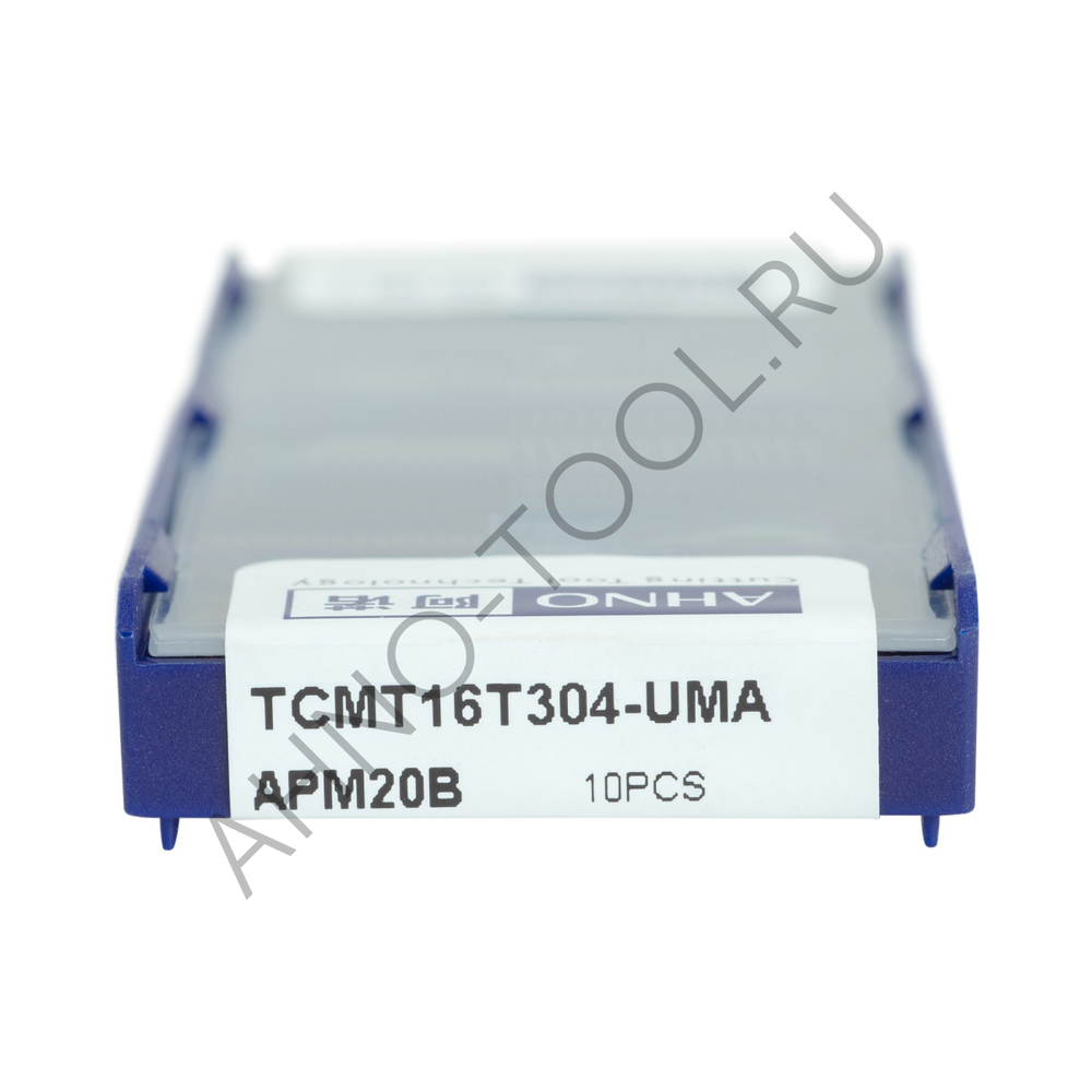 Пластина твердосплавная ISO TCMT16T304-UMA APM20B AHNO по жаропроч. и нерж.стали, получистовая