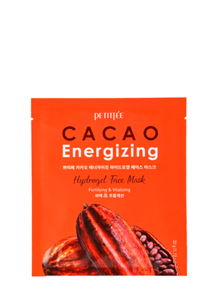 Petiffee Cacao Energizing Hydrogel Face Mask Разглаживающая гидрогелевая маска для лица с экстрактом какао