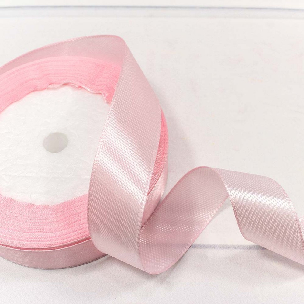 Лента Атласная 2см х 28м Сатин (Розовый)