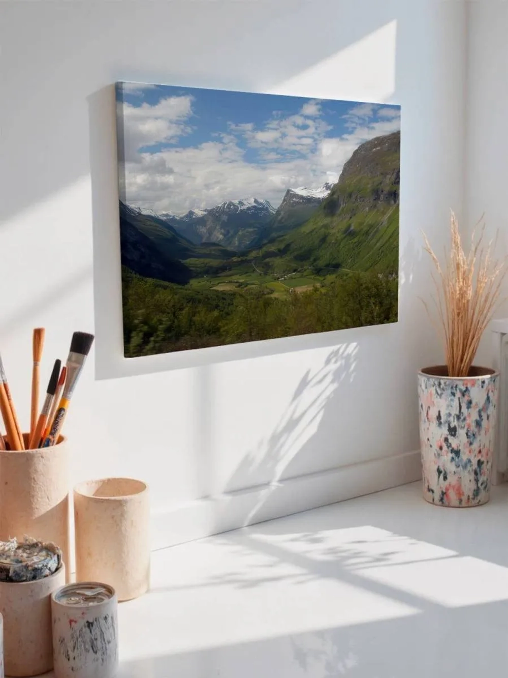 Картина на стену 40 X 50 Горный пейзаж