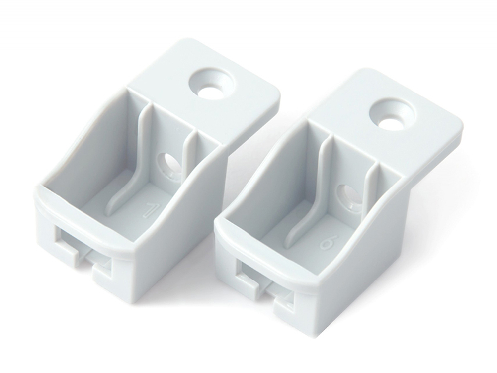 SBH40/W Держатель рейлинга для SB08 (пластик), цвет белый