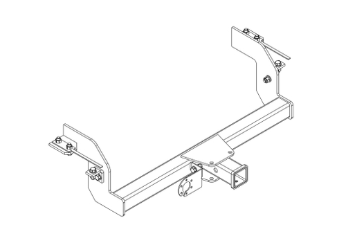Фаркоп Avtos на SUZUKI JIMNY (2019-)(паспорт и сертификат в комплекте)(без электрики)SZ 13