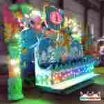 Аттракцион скамейка «Морские приключения», 10 мест,  4,85×1,65×3,1 м