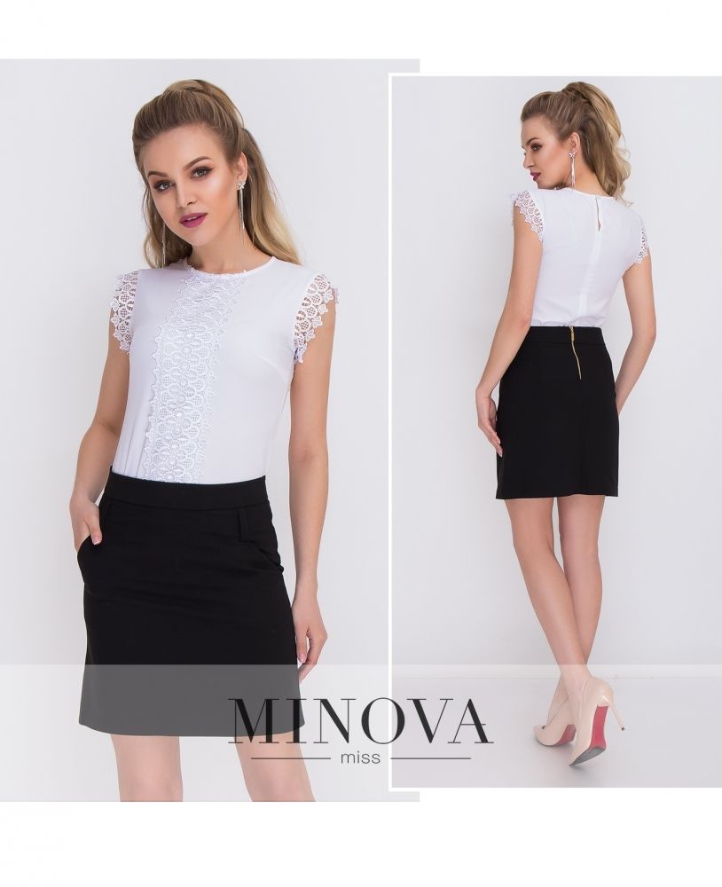 Юбка 1052-черный Minova
