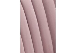 Стул на металлокаркасе Седа розовый / черный