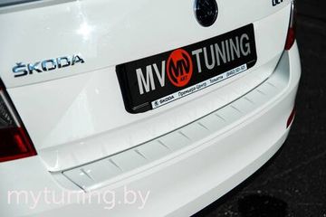 Защитная накладка заднего бампера для Skoda Octavia A7 III