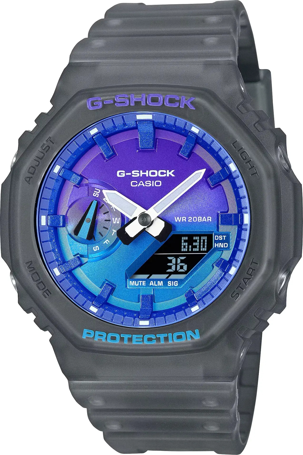 Мужские наручные часы Casio GA-2100FLS-8A2