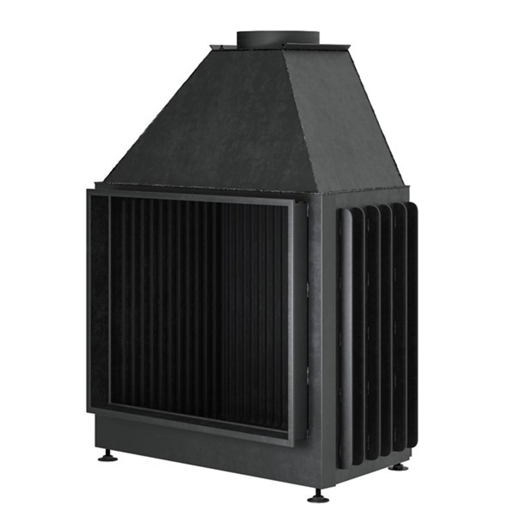 Открытая каминная топка WARMHAUS FLAT 100/80