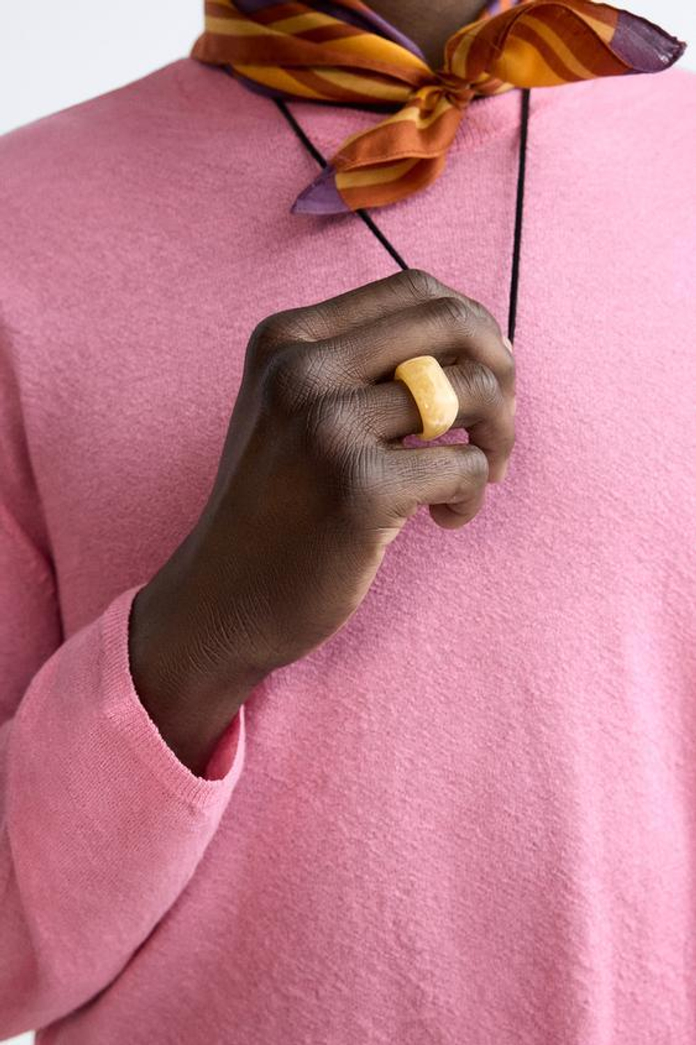 ZARA НАБОР ИЗ 3 ПЛАСТМАССОВЫХ КОЛЕЦ X CASA JOSEPHINE, РАЗНЫЕ