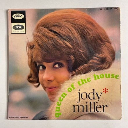 Винтажная виниловая пластинка LP Jody Miller Queen Of The House (France 1965) 7 дюймов, 45 RPM, Single