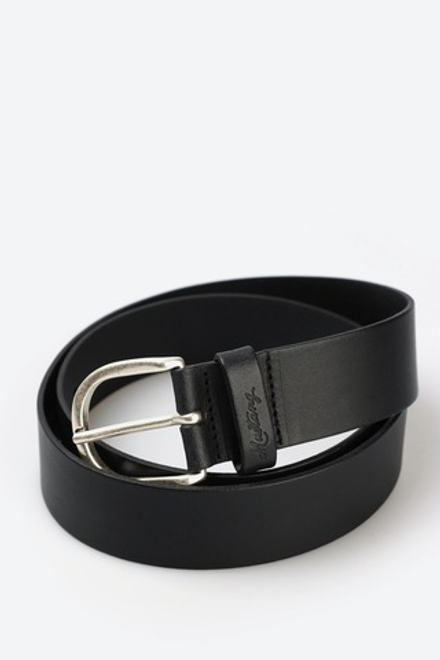 Ремень взрослый MUSTANG Leather belt in 35 mm with buckle in polished silver(Leather in a light pull-up look with vintage ch