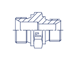 Соединение P BSP 1/2 - 14х1.5