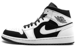 Jordan 1 Mid 'White Black'