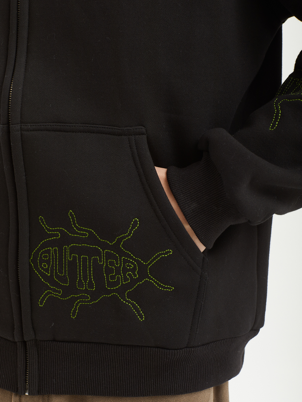 Мужская Толстовка Roach Zip-thru