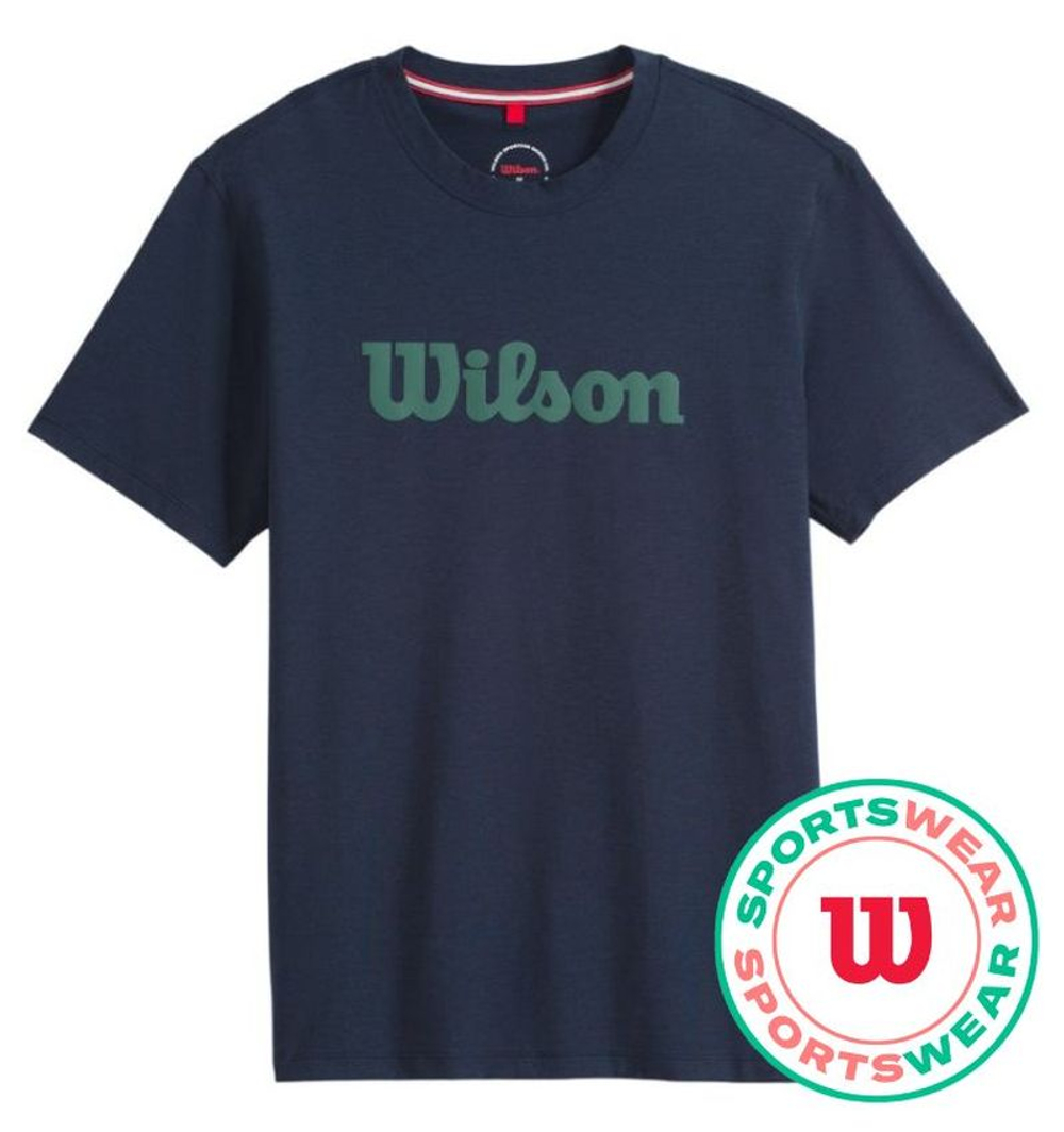 Теннисная футболка Wilson Easy Street - classic navy/field green