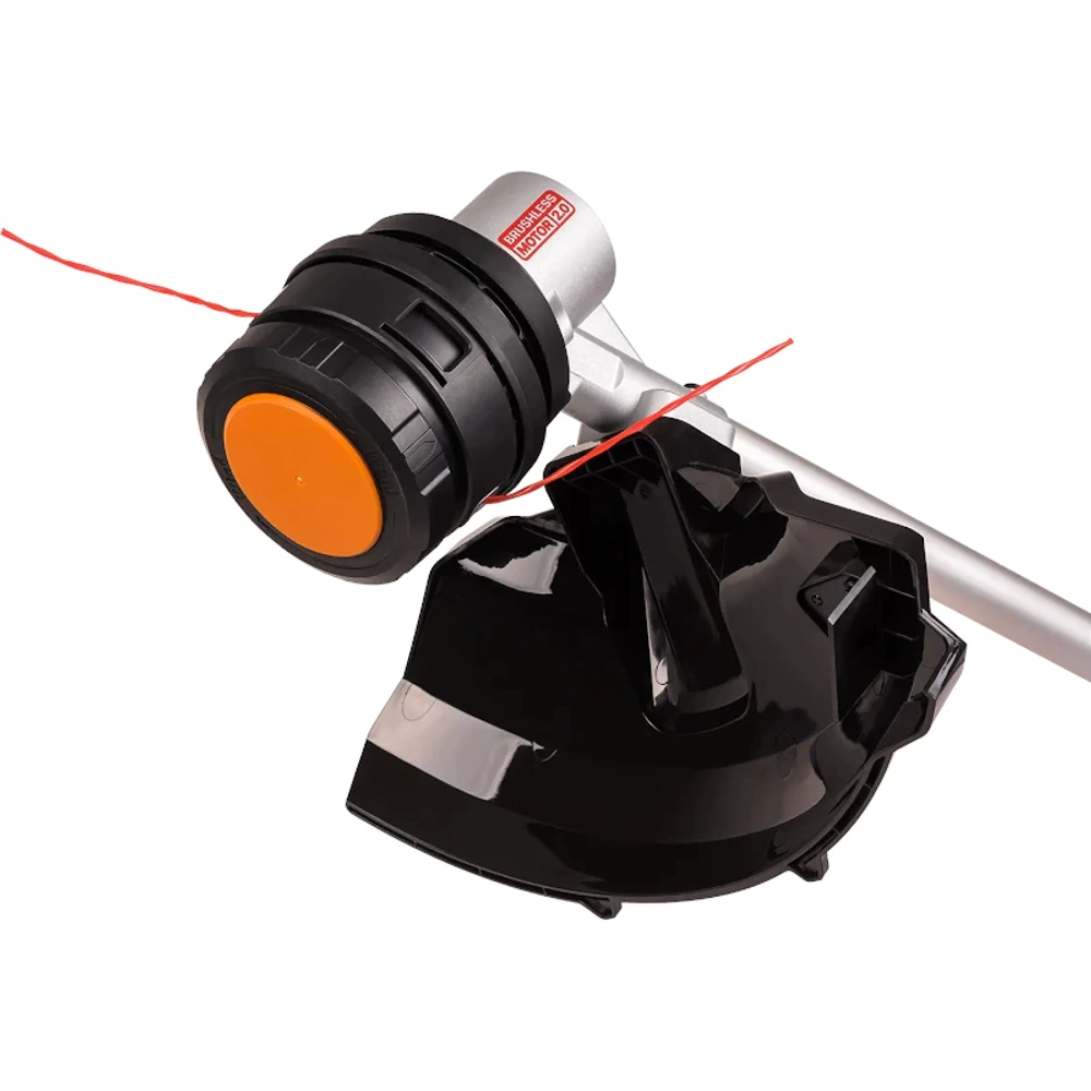 Триммер аккумуляторный WORX WG185E 40В (2 x 2 Ач, ЗУ) захват 380 мм, 2.87 кг
