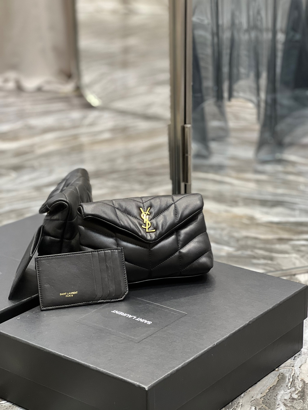 Saint Laurent Loulou Puffer Bag 18 cm