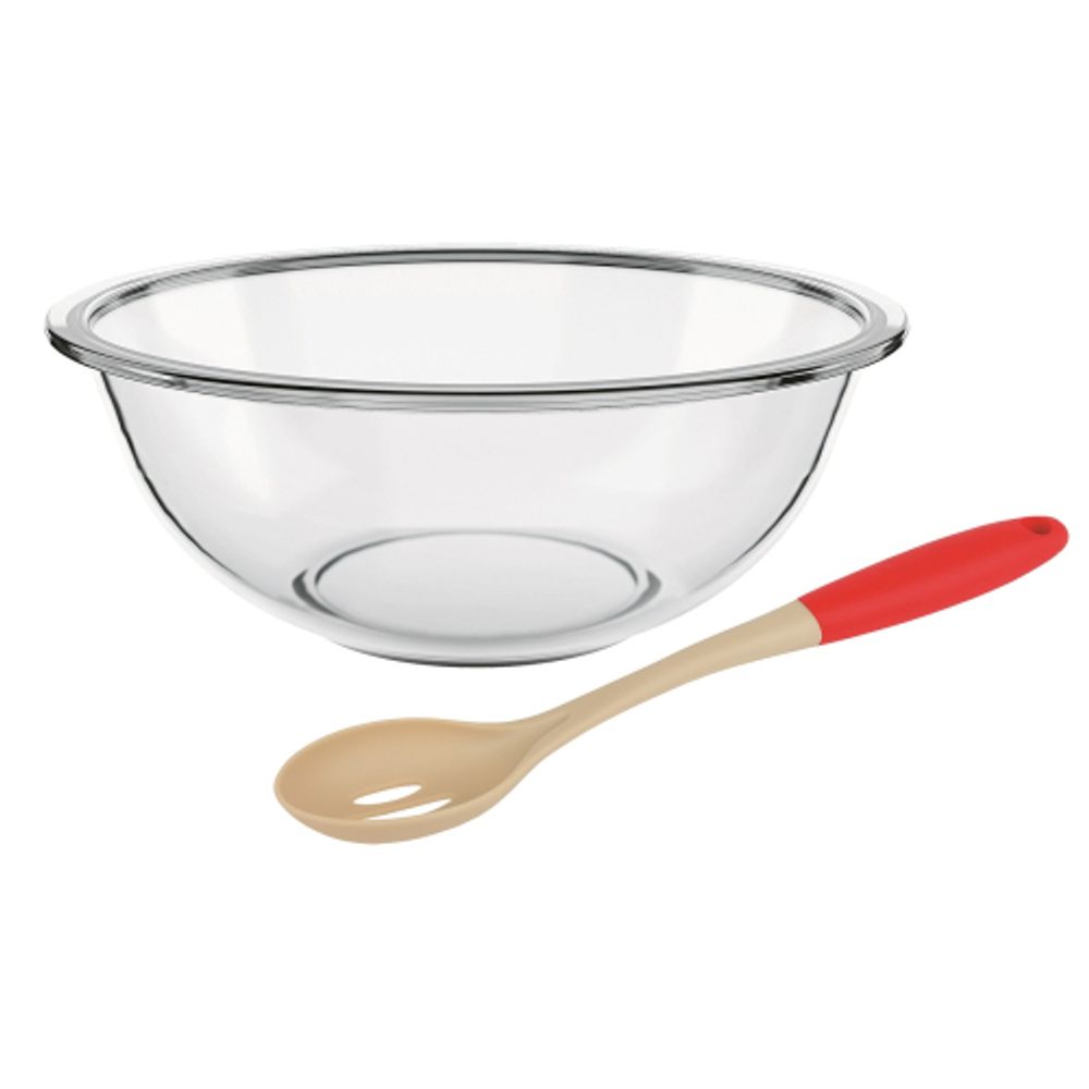 Миска Marinex SM40 + WKSS24-002 4 л стекло + ложка в подарок | Другие бренды