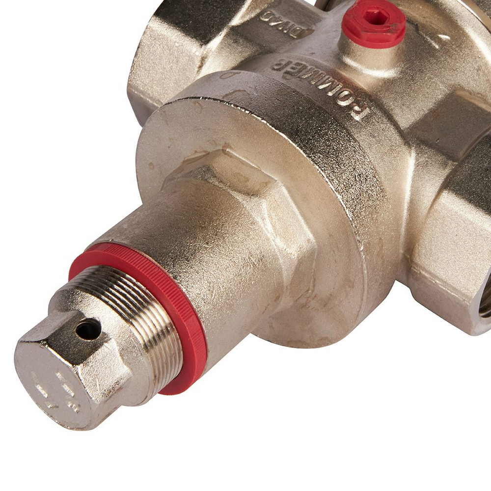 Регулятор давления поршневой ROMMER - 1"1/2 (ВР/ВР, PN25, Tmax 100°C, настройка 1-6 бар)