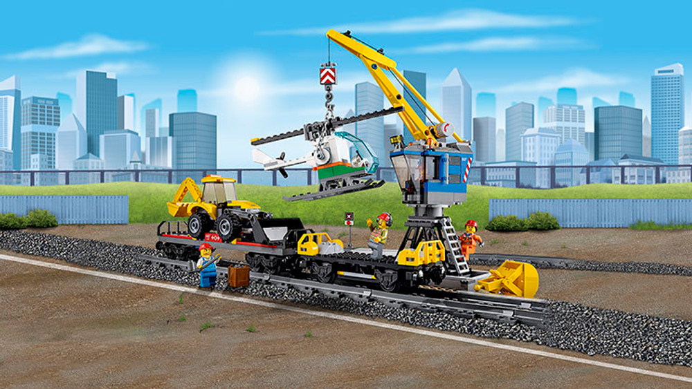 LEGO City: Мощный грузовой поезд 60098 — Heavy-haul Train — Лего Сити Город