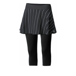 Женская теннисная юбка Tennis-Point Stripes Scapri Special Edition Women - Black, White