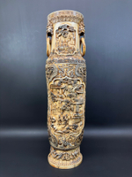 Монументальная резная ваза из кости