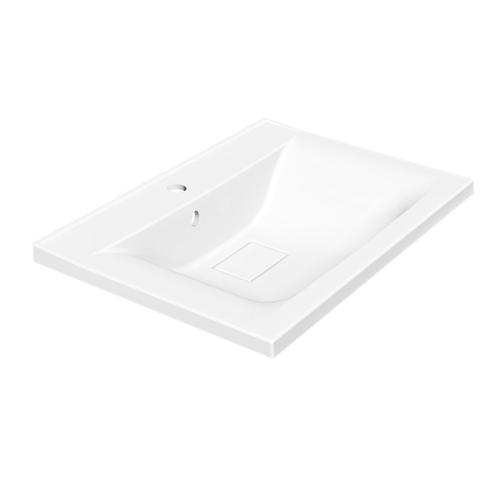 Раковина VCB-3M600W из искусственного камня, цвет белый