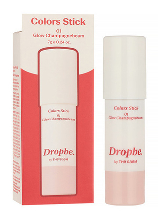 Румяна-стик с эффектом сияния THE SAEM Drop Be By Colors Stick 01 Glow Champagnebeam 7 гр