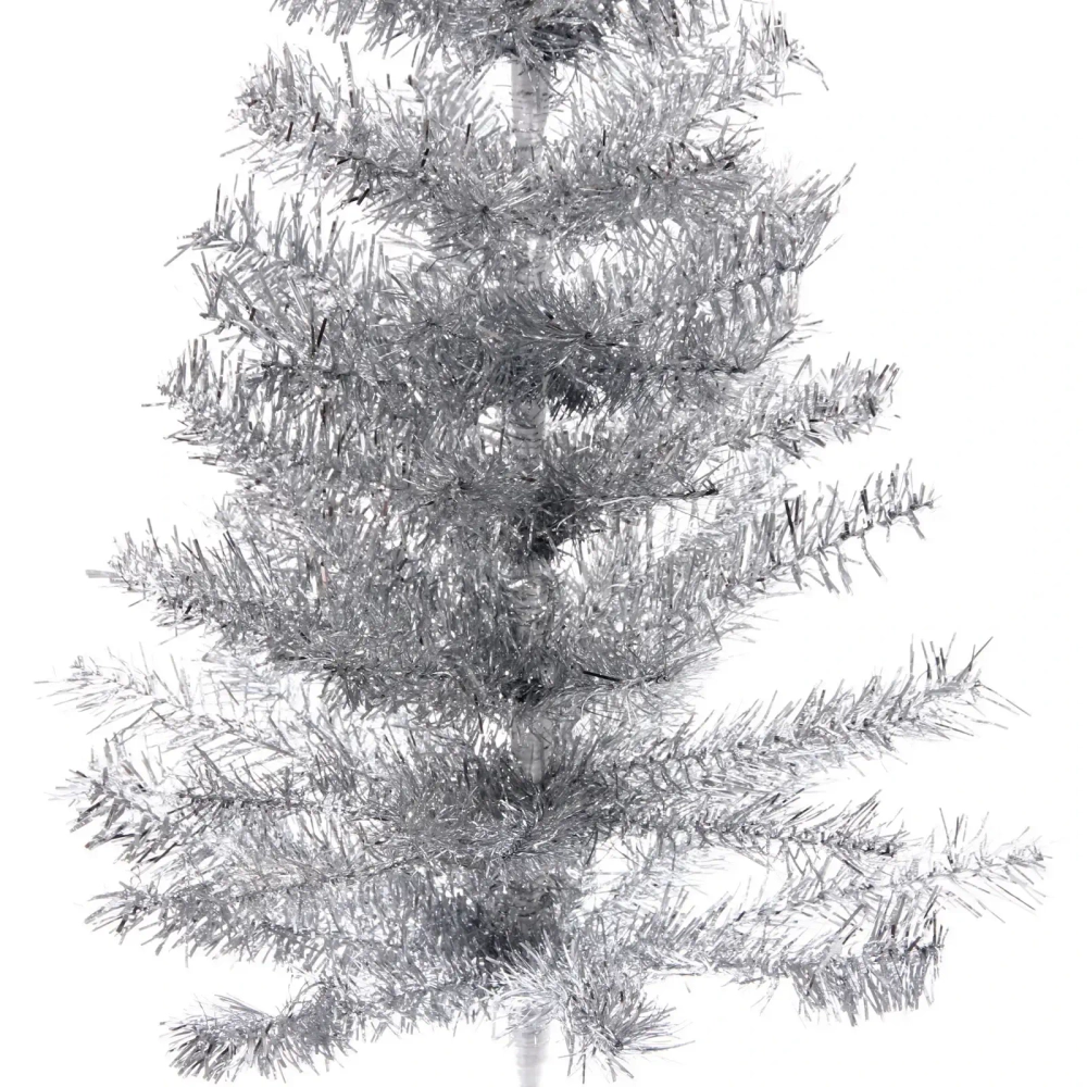 Елка «Сказочное мерцание» 90 см, ПВХ (90 веток), Серебро