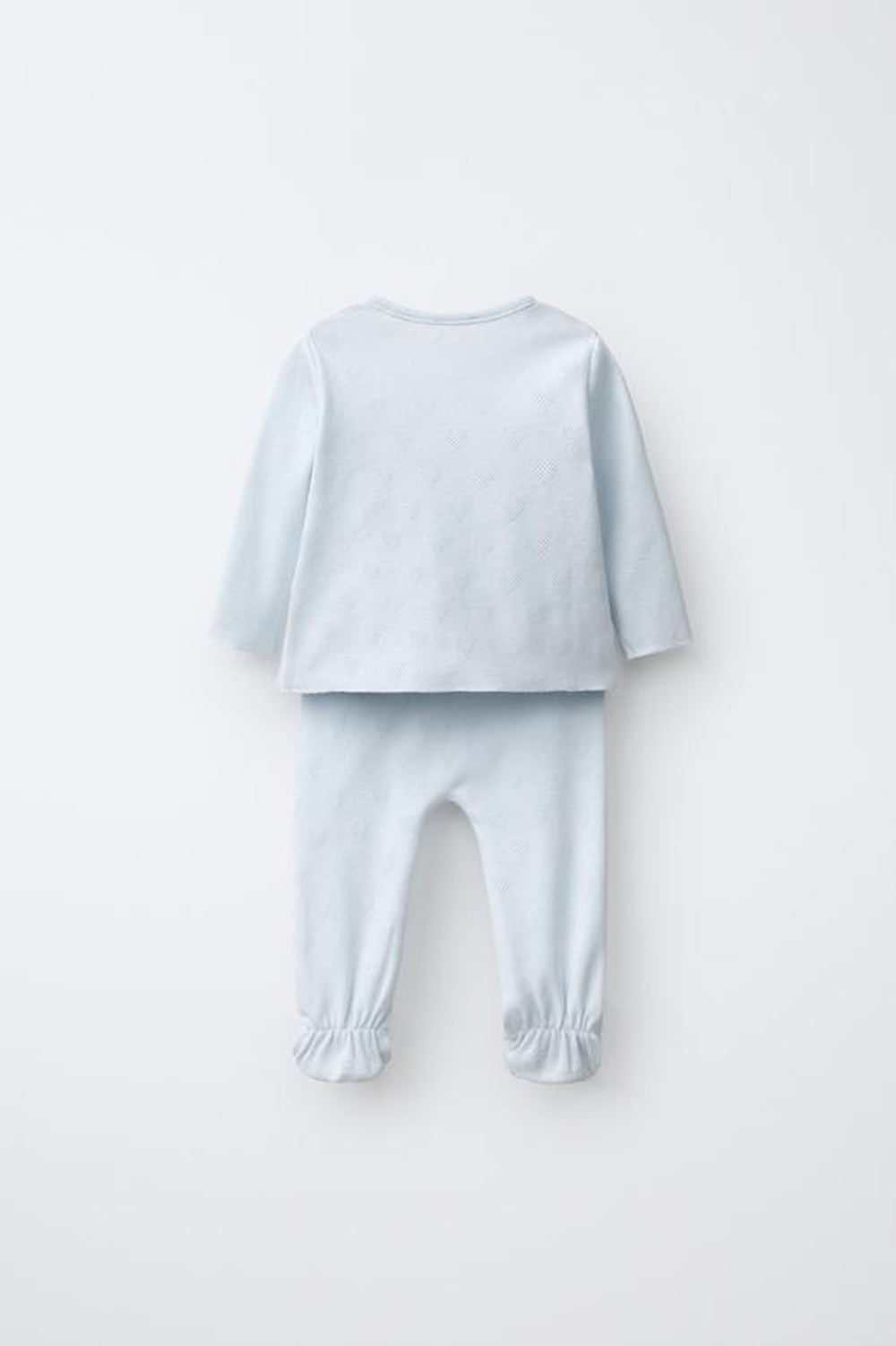 ZARA НАБОР ДЛЯ НОВОРОЖДЕННОГО С СЕРДЕЧКАМИ, ПАСТЕЛЬНО-СИНИЙ