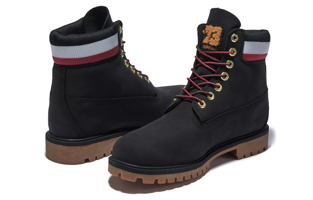 Timberland 6 Inch Heritage Black Red