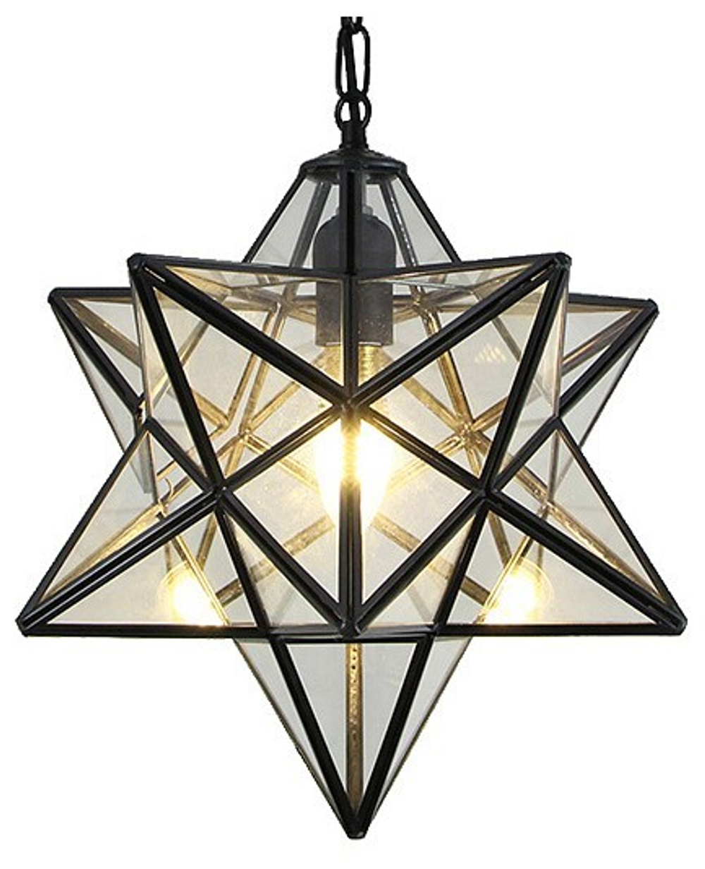 Подвесной светильник Imperiumloft Black Star Clear Glass 101314-26