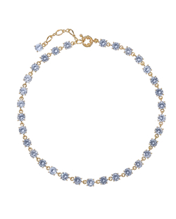 Колье крупные цирконии, золото