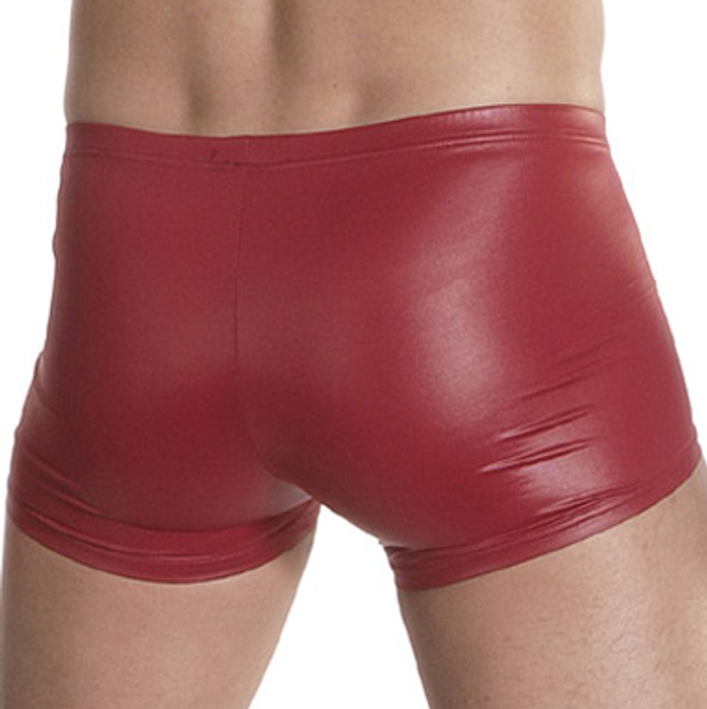 Мужские трусы боксеры темно красные Olaf Benz Dark Red Boxer