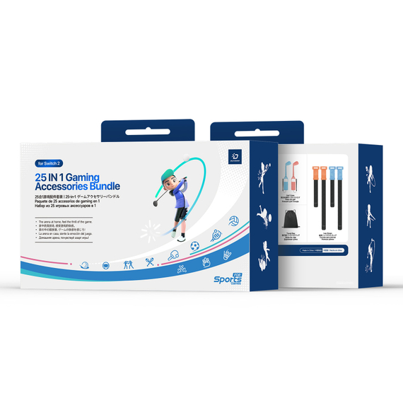 Набор аксессуаров для спортивных игр 25 в 1 для Nintendo Switch 2, Dux Ducis