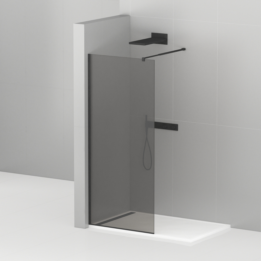 Душевая перегородка Cezares LIBERTA-L-1-110-GR-NERO