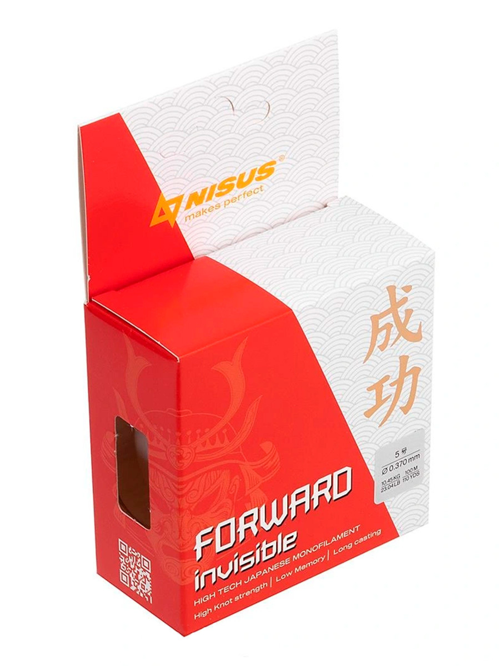 Леска для рыбалки Nisus FORWARD Invisible Nylon 0,496mm/100m (N-FI-0496-100)