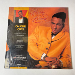 Винтажная виниловая пластинка LP Ghostbusters II Охотники За Привидениями 2 Bobby Brown On Our Own (USA 1989) Single