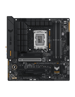 Материнская плата ASUS TUF GAMING B760M-PLUS WIFI, LGA1700, B760, 4*DDR5, 4*SATA, 2*M.2, 5*USB 3.2, 2*USB 2.0, Type-C, 2*PCIx16, 1*PCIx1, DP+HDMI, mATX; 90MB1ET0-M0EAY0