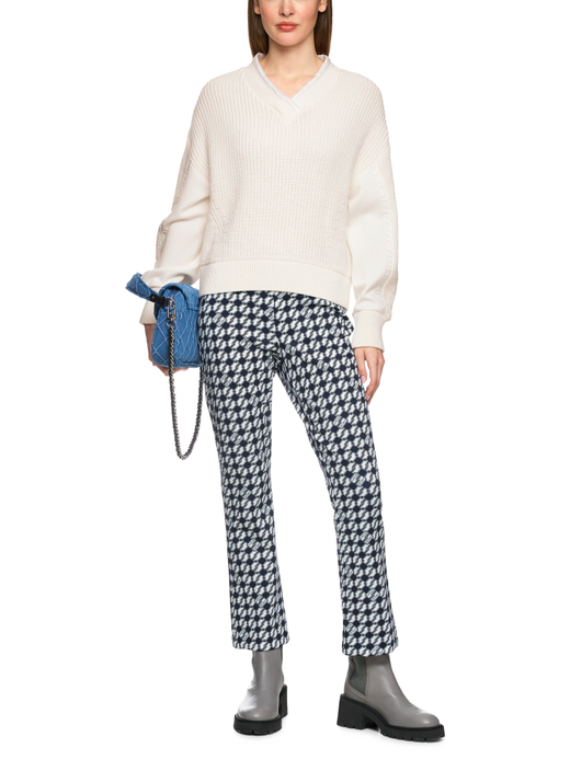 Пуловер из хлопка (Knitted in Germany)