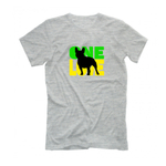 Футболка "Французский бульдог - ONE LOVE"