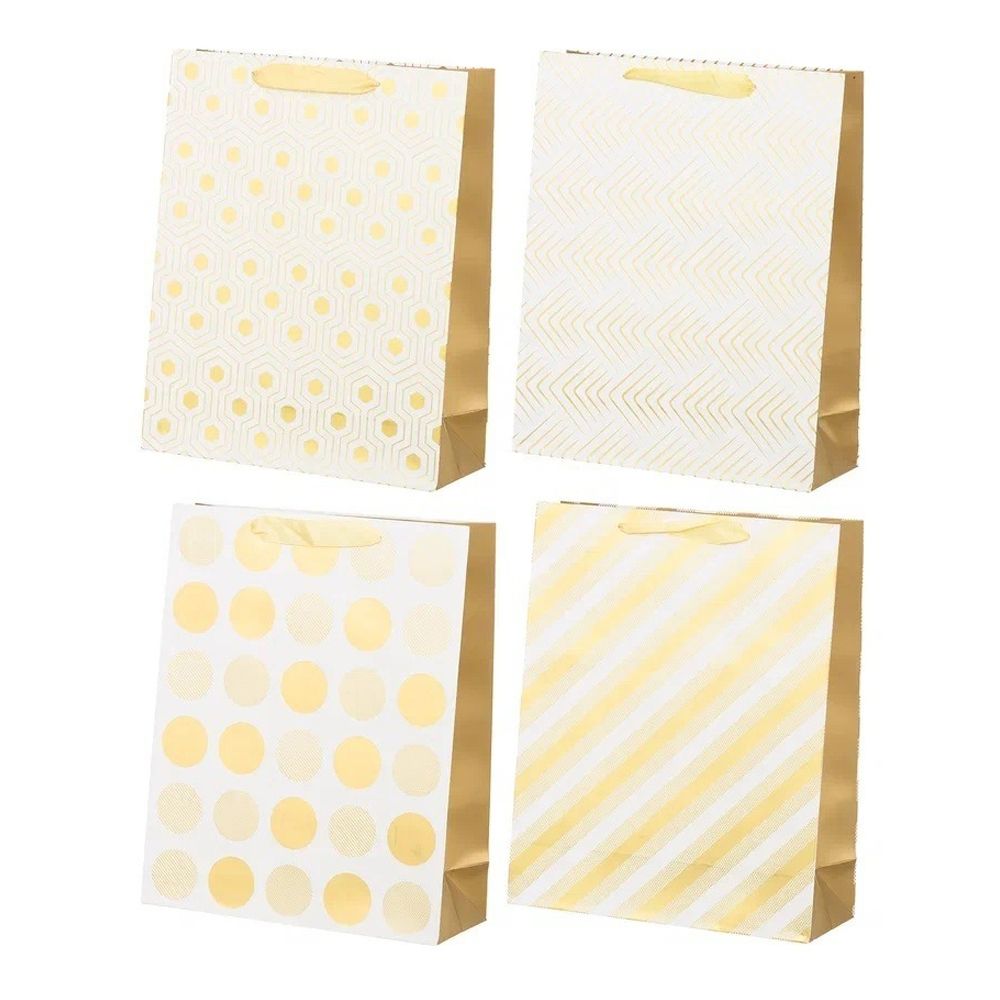 Подарочный пакет Basir, серия "Белое золото", 26*32*10 см, ассорти Подарочный пакет Basir, серия "Белое золото", 26*32*10 см, ассорти