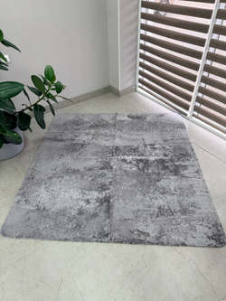 Ковер прямоугольный натуральный мех овчина, 200 х 170 см.