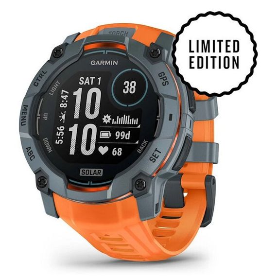 Умные часы Garmin Instinct 3 Solar 50 mm Twilight with Solstice Band (010-02935-01)