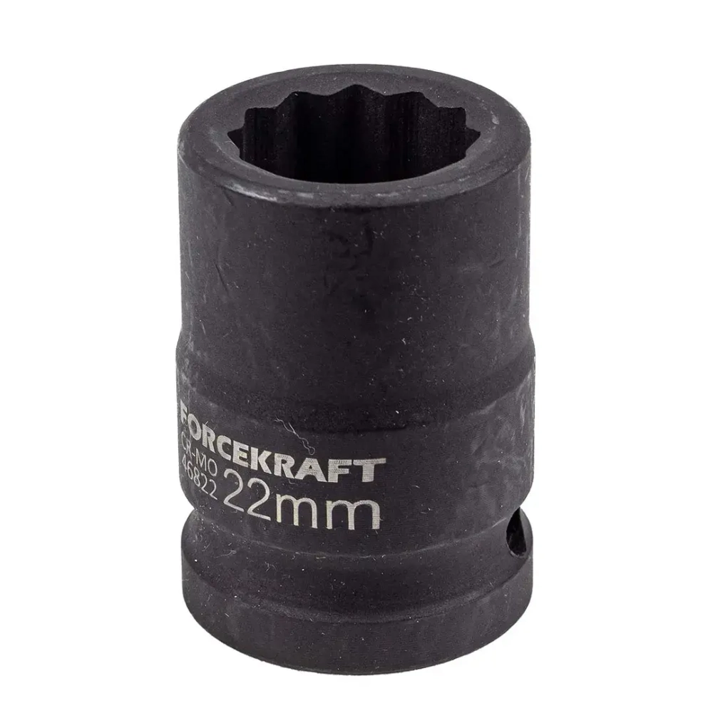 Головка ударная 22мм 3/4''12гр. FORCEKRAFT FK-46822
